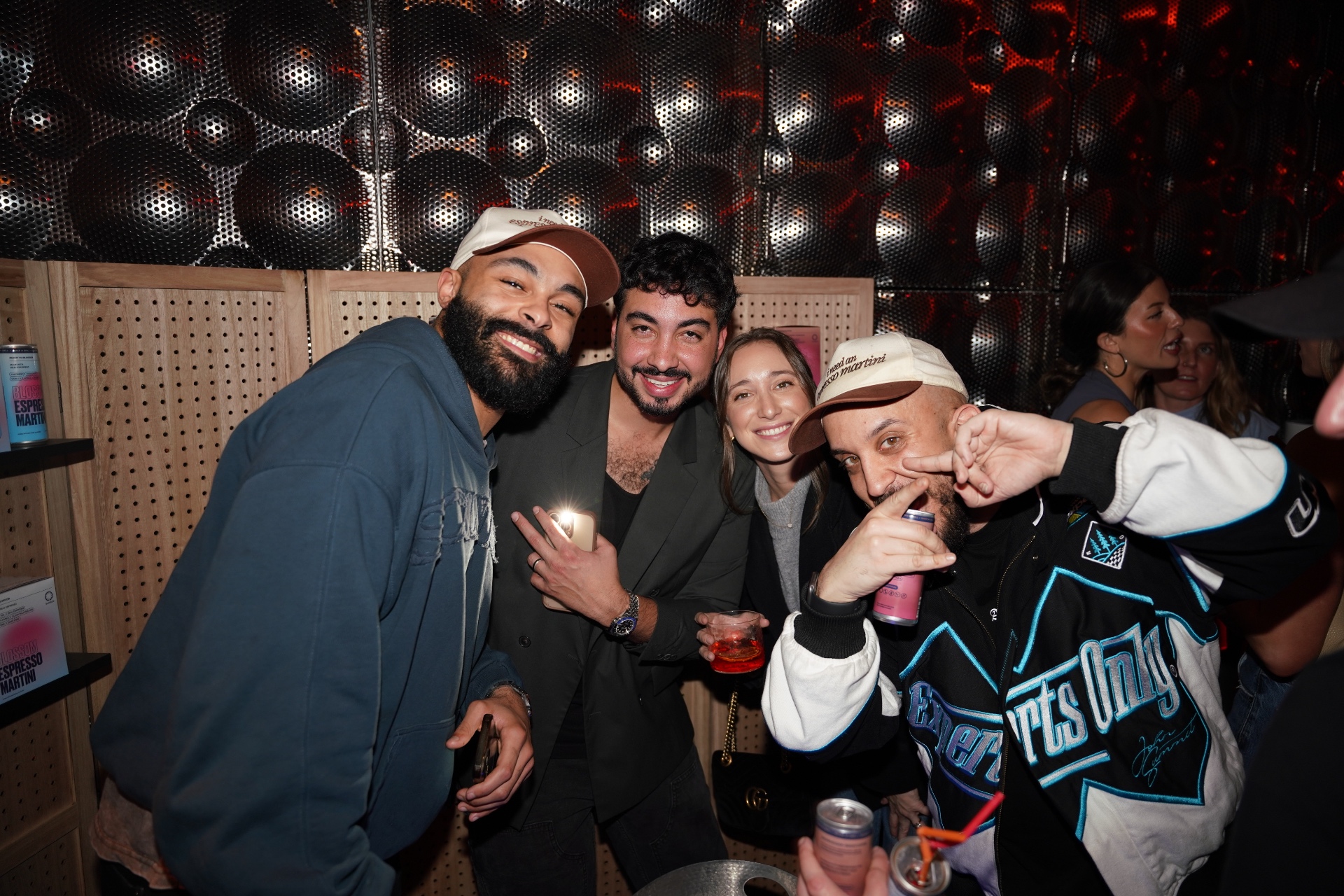 Off the Record — guests at the bar